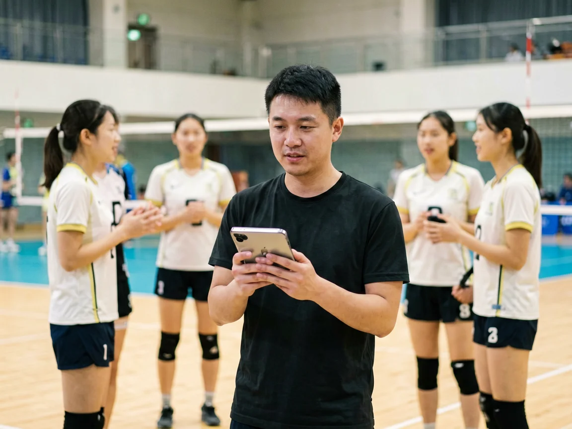 体育赛场准备,女排主攻